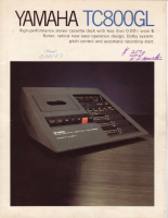 Yamaha TC-800GL - Brochure